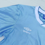 1986/1987 Man City Home Blue Retro Soccer Jersey