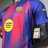 LAMINE YAMAL #10 BA Home Kopa Trophy Player Version Soccer Jersey 2025/26 球员版 带号下广告