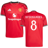 2025/26 M Utd Home Red Kids Long Sleeve Soccer Jersey  长袖童装