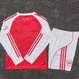 2025/26 ARS Home Red Kids Long Sleeve Soccer Jersey  长袖童装