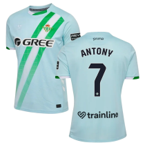 ANTONY #7 R BTS Away Fans Soccer Jersey 2025/26 Laliga Font 西甲字体