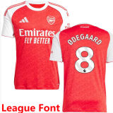 2025/26 ARS Home Red Kids Long Sleeve Soccer Jersey  长袖童装
