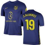 J.ALVAREZ #19  ATM Away Fans Jersey 2025/26 LaLiga Font 西甲字体