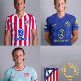 J.ALVAREZ #19 ATM Home Fans Jersey 2025/26 LaLiga Font 西甲字体