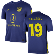 J.ALVAREZ #19 ATM Home Fans Jersey 2025/26 UCL Font 欧冠字体