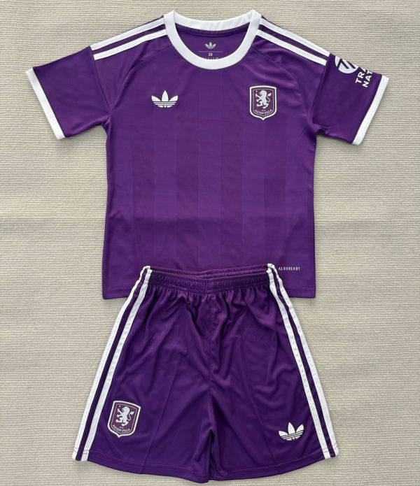 2025/26 Aston Villa GK Kids Soccer Jersey