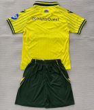 2025/26 Wrexham Away Yellow Kids Soccer Jersey 雷克瑟姆