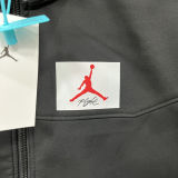 2026/27 Jordan Flight Black Outdoor Jacket # 立领RK907 不带帽