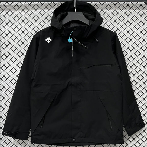 2026/27 DESCENTE Black Outdoor Windbreaker  H1002