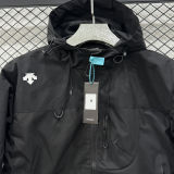 2026/27 DESCENTE Black Outdoor Windbreaker  Y003