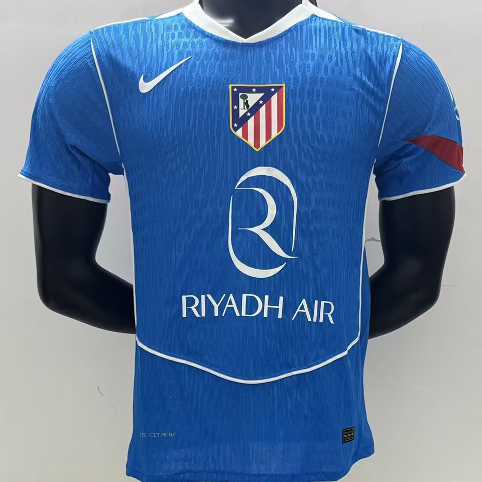 2025/26 Atletico Madrid Tercera Blue Versión Jugador