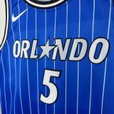 2026 Magic ANCHERO #5 Sapphire Blue NBA Jerseys