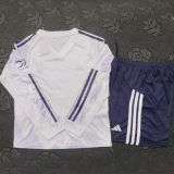 2025/26 M Utd Away Kids Long Sleeve Soccer Jersey 长袖童装