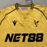 YEREMY #10 Crystal Palace Away Gold Fans Soccer Jersey 2025/26 (CUP Font 杯赛字体 )