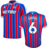 Guéhi #6 Crystal Palace Home Fans Soccer Jersey 2025/26 (League Font 联赛字体 )