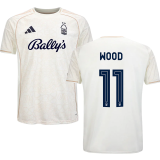 WOOD #11 Nottingham Forest Away Fans Jersey 2025/26 (CUP Font 杯赛字体 )