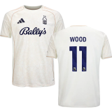 WOOD #11 Nottingham Forest Away Fans Jersey 2025/26 (League Font 联赛字体 )