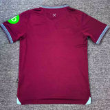 WILSON #9 West Ham Home Fans Soccer Jersey 2025/26 (League Font 联赛字体 )