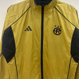 2025/26 AD x EQUIPOFC Gold And Black Reversible Windbreaker 双面 带AD