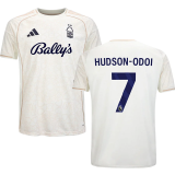 HUDSON-ODOI #7 Nottingham Forest Away Fans Jersey 2025/26 (League Font 联赛字体 )
