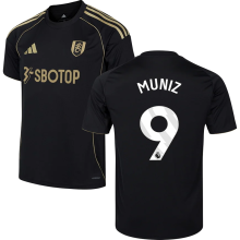 MUNIZ #9 Fulham Third Black Fans Soccer Jersey 2025/26 (League Font 联赛字体 )