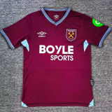 BOWEN #20 West Ham Home Fans Soccer Jersey 2025/26 (CUP Font 杯赛字体 )