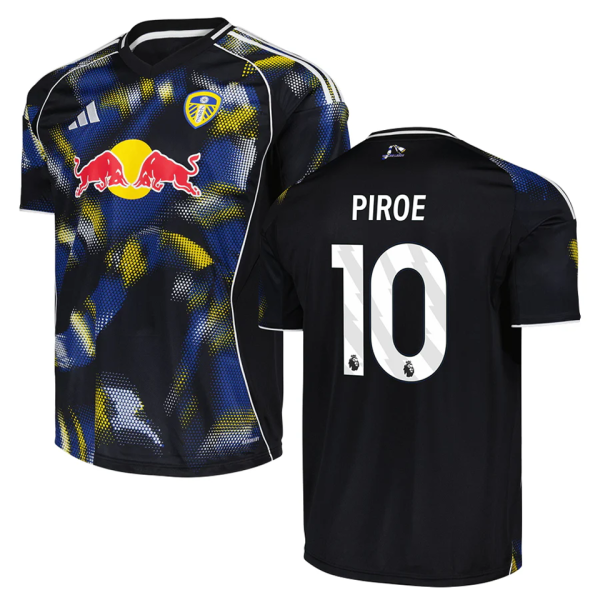 PIROE #10 Leeds United Third Fans Soccer Jersey 2025/26 (League Font 联赛字体 )