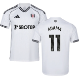 ADAMA #11 Fulham Home White Fans Soccer Jersey 2025/26 (League Font 联赛字体 )