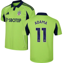 ADAMA #11 Fulham Away Green Fans Soccer Jersey 2025/26 (League Font 联赛字体 )