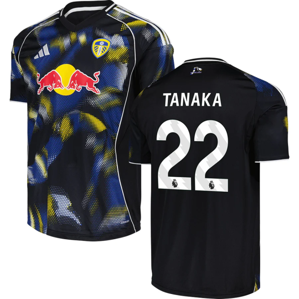 TANAKA #22 Leeds United Third Fans Soccer Jersey 2025/26 (League Font 联赛字体 )
