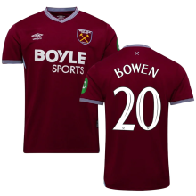 BOWEN #20 West Ham Home Fans Soccer Jersey 2025/26 (CUP Font 杯赛字体 )