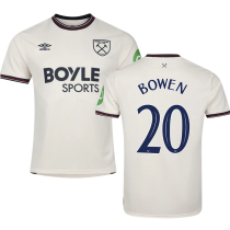 BOWEN #20 West Ham Away Fans Soccer Jersey 2025/26 (CUP Font 杯赛字体 )