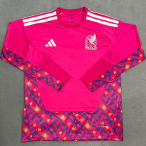 2026/27 Mexico Red Goalkeeper Long Sleeve Soccer Jersey