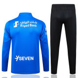 2025/26 Al Hilal SFC Blue Kids Sweater Tracksuit 利雅得新月
