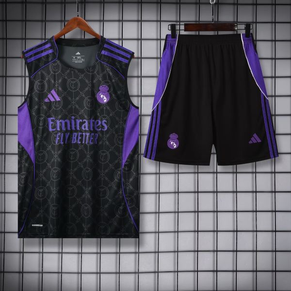 2025/26 RM Black Vest Training Jersey(A Set)