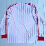 1982/1983 Hamburger Home White Retro Long Sleeve Soccer Jersey
