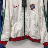 2025/26 Portugal White Retro Windbreaker