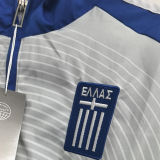 2006/07 Greece White Retro Windbreaker