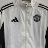 2025/26 M Utd White Windbreaker