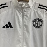 2025/26 M Utd White Windbreaker