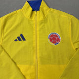 2026 Colombia Yellow And Blue Reversible Windbreaker 双面