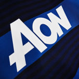 2011/2012 M Utd Away Blue Retro Soccer Jersey