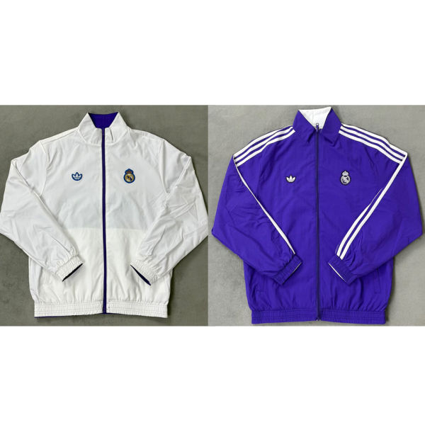 2026 RM White And Purple Reversible Windbreaker 双面