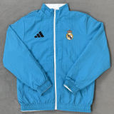 2026 RM White And Blue Reversible Windbreaker 双面