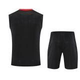 2025/26 M Utd Black Vest Training Jersey(A Set)