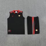 2025/26 M Utd Black Vest Training Jersey(A Set)