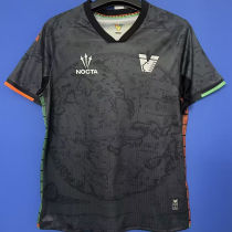 2025/26 Venezia FC Home Black Fans Soccer Jersey   胸前空白版