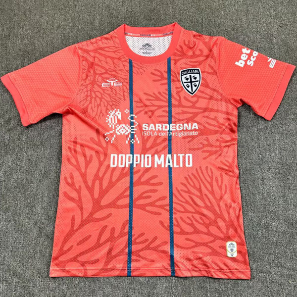 2025/26 Cagliari 4Th Fans Soccer Jersey 卡利亚里