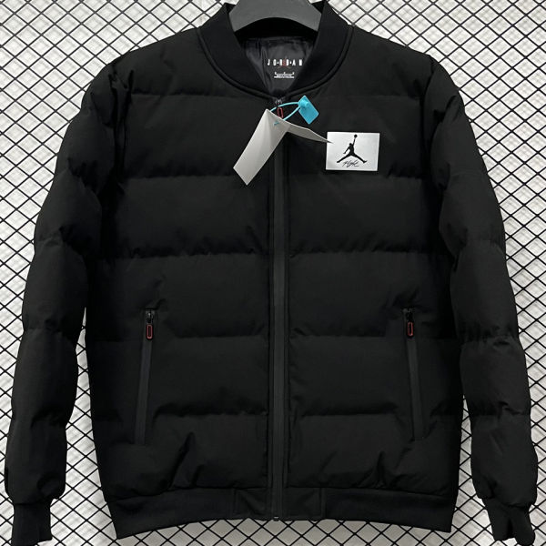 2026/27 Jordan Flight Black Baseball Cotton Windbreaker Jacket BQ7705 白标