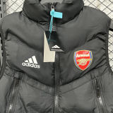 2026/27 ARS Black Cotton Vest Jacket  J3306 黑色